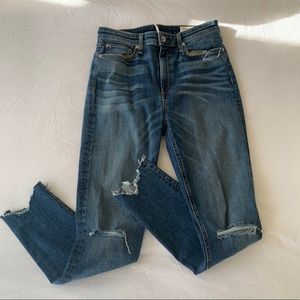 rag & bone Nina high rise ankle skinny jeans